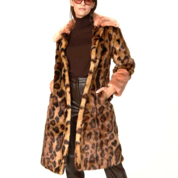 Unreal Fur Jackets & Blazers - $549 UNREAL FUR Orient Express coat ANTHROPOLOGIE  REVOLVE S